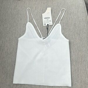 Zara White Tank Top